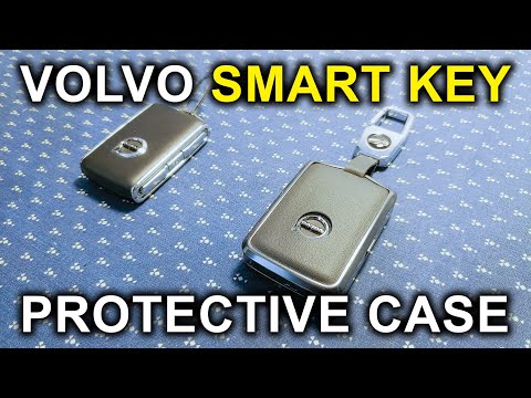 Volvo XC40 (2019-2024): Leather Smart Key Case Install. Also Works For XC90, XC60, S90, S60, V60.