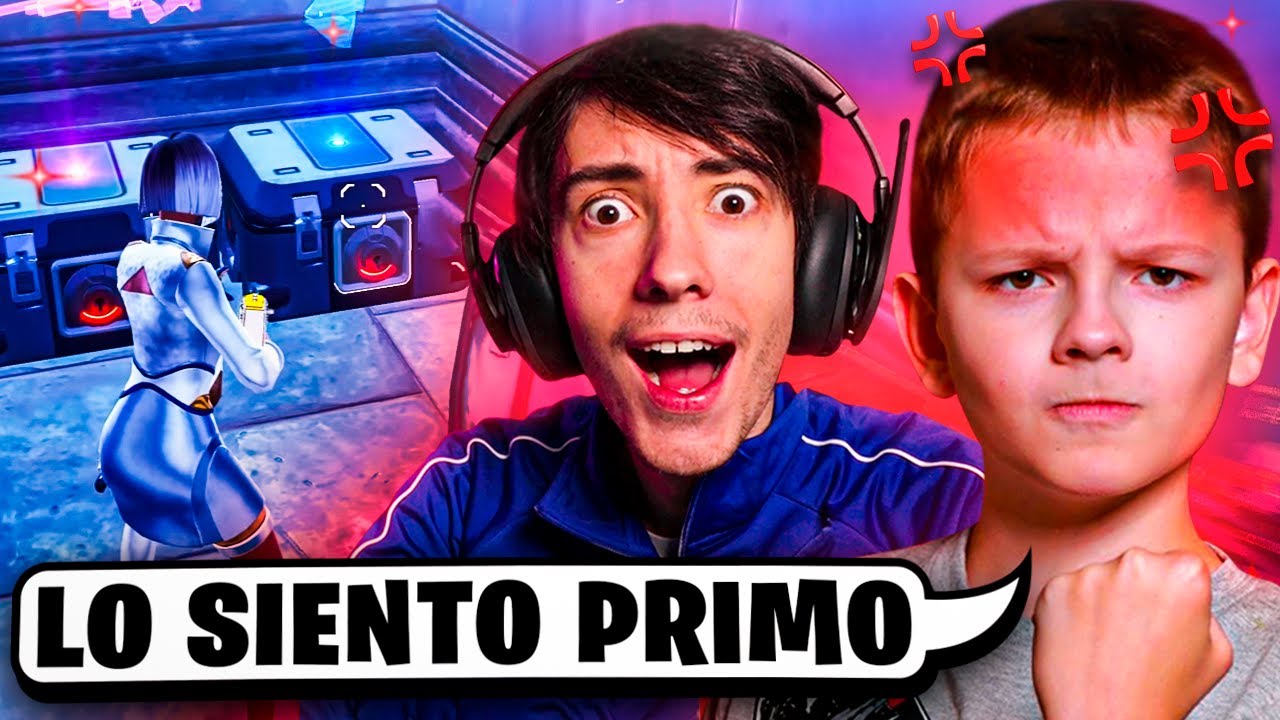 JUGUÉ a FORTNITE CON MI PRIMO de 10 AÑOS y LE CASTIGARON por MI CULPA...
