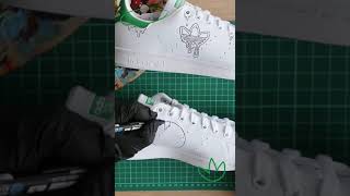 Preview: Custom adidas Stan Smith PRIMEGREEN by Coocu Customs made in collab with adidas x Depop