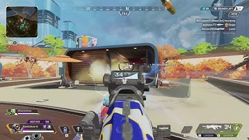 3 kills through Caustic gas | Apex