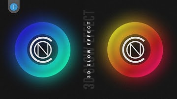 3D Glow Effect Logo Shape Design on Mobile using PixelLab