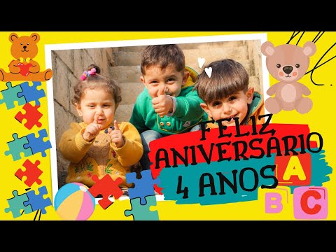 Vídeo: Preparando uma mensagem de aniversário para um menino (4 anos)