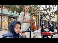 2 Year Old JOINS me SINGING | Karolina Protsenko - Amazing Grace