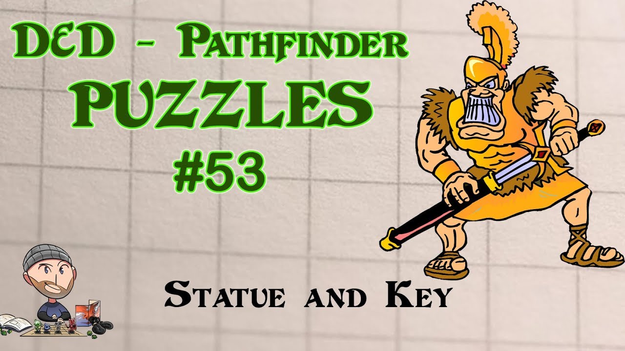 Directly Surroundings Danger D&D Puzzles #53 - Statue and Key - Nerzugal's DM Toolkit 2 - YouTube