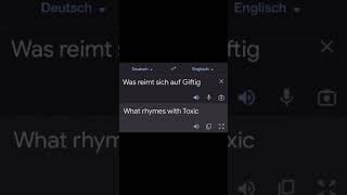 Was reimt sich auf Giftig ?