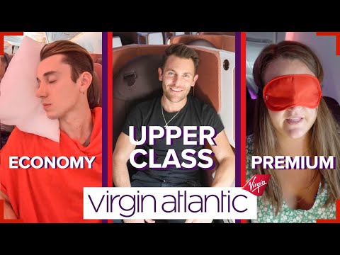 Virgin Atlantic's A350 in all three classes | Upper Class vs Premium vs Economy