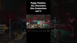 Poppy Playtime - ALL Characters Size Comparison part 2 #shorts