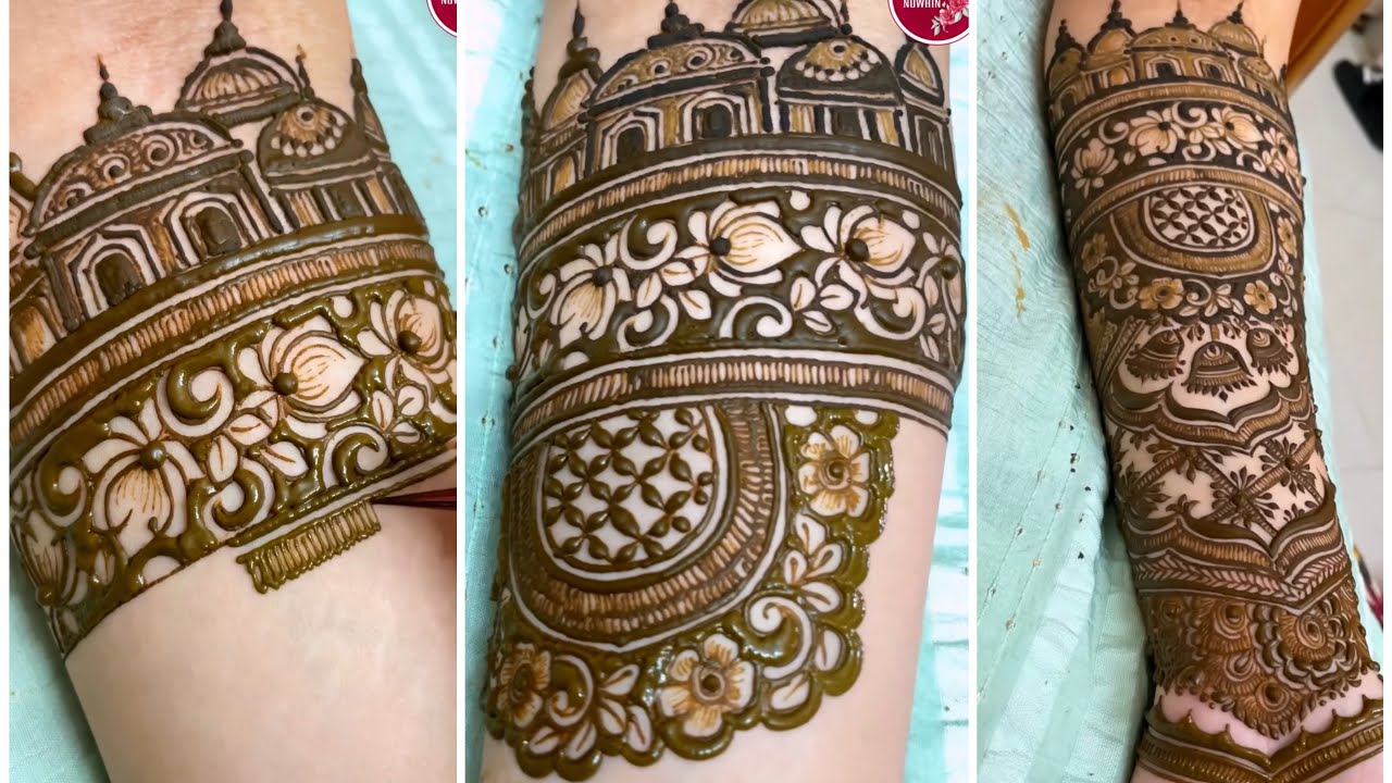 Special Bridal Mehendi with jhumka style Tutorial | Trendy Bridal Henna | Mehedi By Nowrin