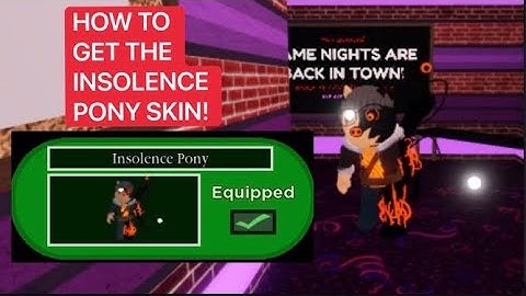 *NEW* How To UNLOCK SECRET INSOLENCE PONY SKIN! (Piggy: The Lost Book)