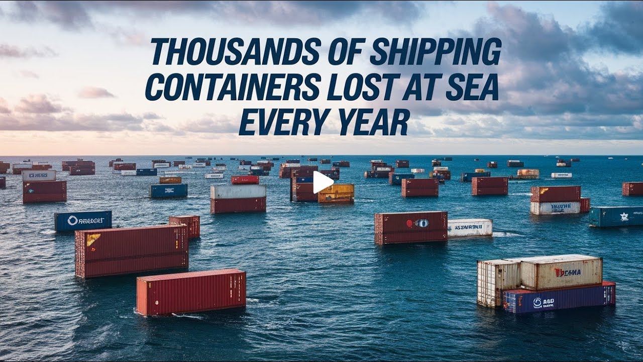 Thousands of Shipping Containers Get Lost Every Year - YouTube
