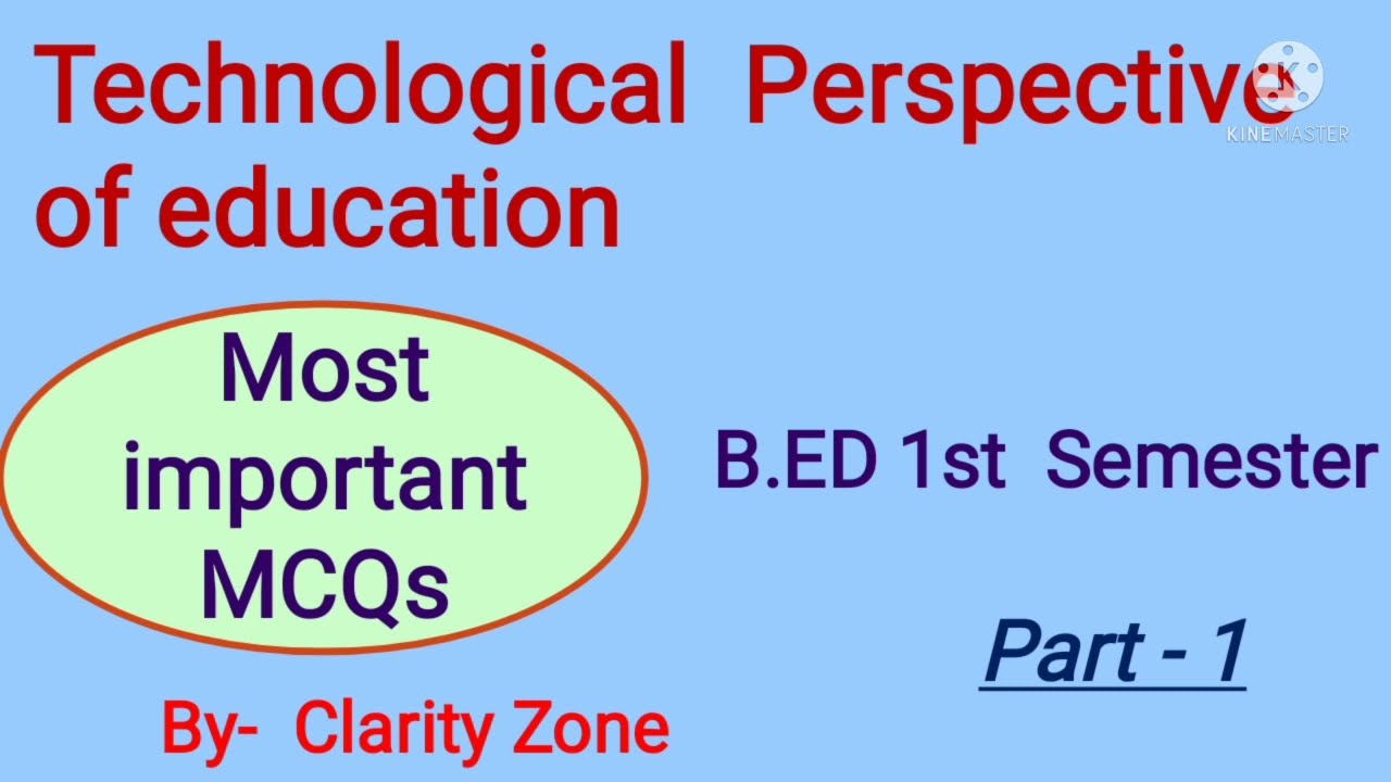 technology in education mcqs