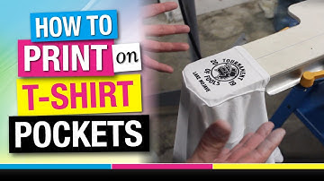 How to Screen Print on T-Shirt Pockets | Learn How to Screen Print Tutorial