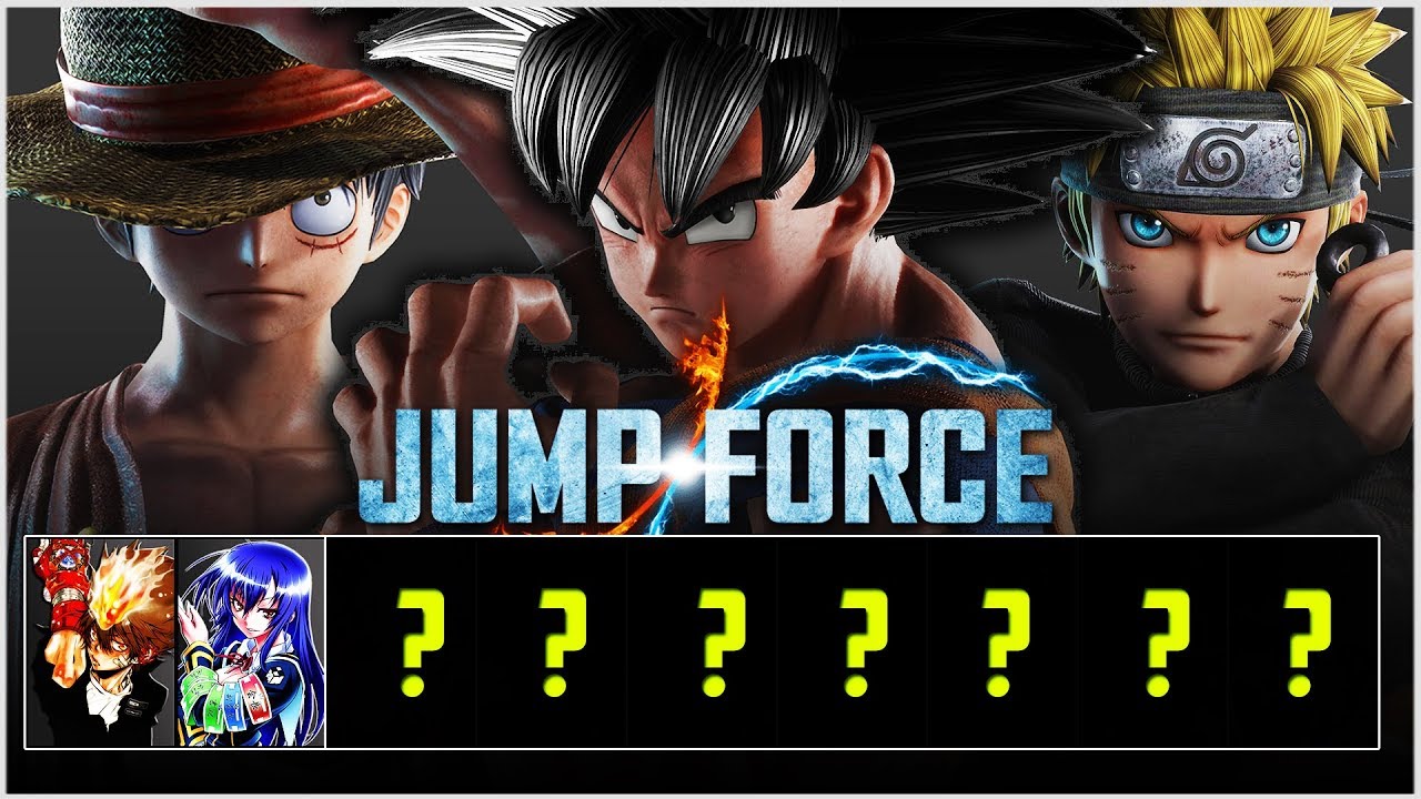 Jump Force All 9 Dlc Characters Prediction Youtube