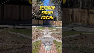 Butterfly shaped Garden #garden #butterfly