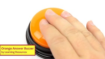 Orange Answer Buzzer by Learning Resources REVIEW