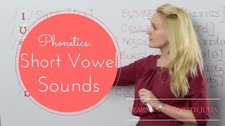 Short Vowel Sounds: IPA \/ Phonetics - English Pronunciation Class