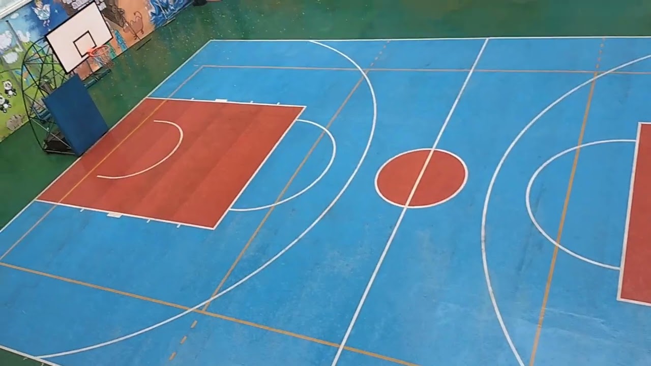 Rain on a Basketball ASMR video