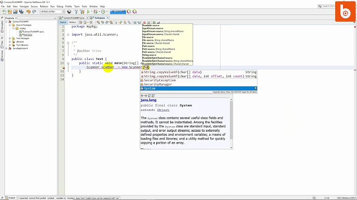 Thiết lập tự động hoàn thiện code cho công cụ Netbeans