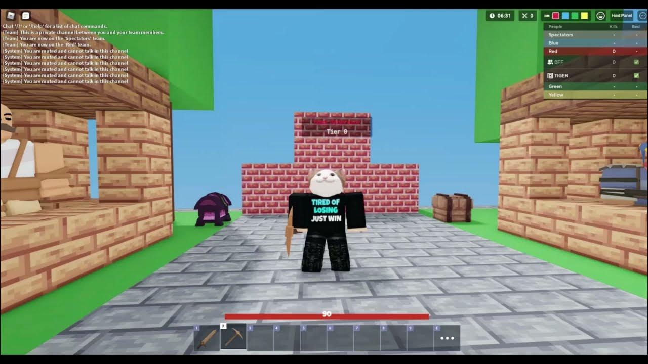 How to spawn purple lucky blocks Roblox Bedwars YouTube