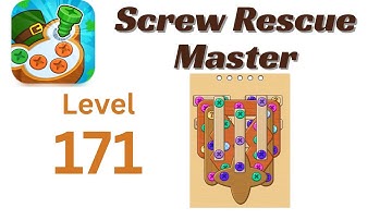 Screw Rescue Master Level 171 Walkthrough 🔩🧩 | Go Answer