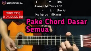 Kunci Gitar RISALAH HATI - Dewa 19 | Mudah Banget