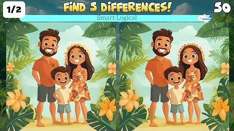 Can You Find All 5 Differences? | Tricky Spot the Difference Game Only 1% Can Spot All in This Image