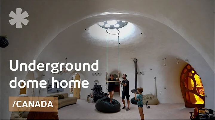 Underground dome house of the family who led geese...