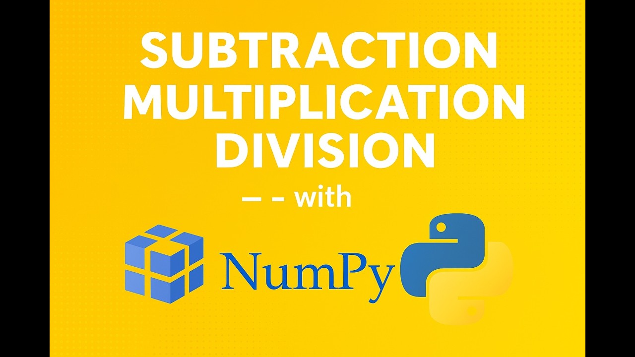 NumPy Mathematical Functions: A Comprehensive Overview | Subtraction ...