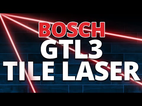 Demo of the Bosch GTL3 Tile Laser