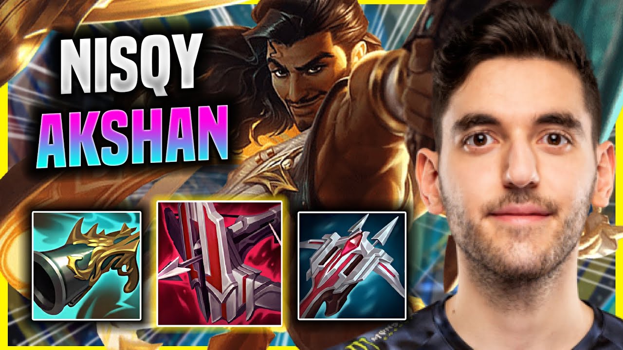 NISQY IS INSANE WITH AKSHAN! - FNC Nisqy Plays Akshan MID vs Jayce!| Patch 11.22