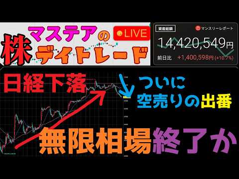 【第314回】マステアの株デイトレ配信 2026 08/19