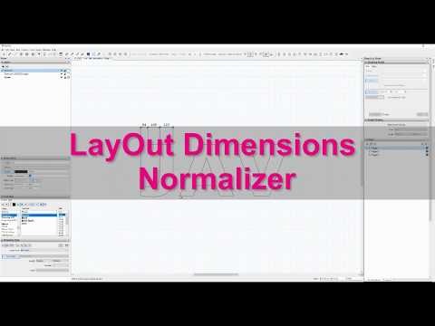 Video VBO - LAYOUT DIMENSION NORMALIZER - SKETCHUP PLUGIN - youtube