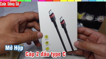 Khui Hộp Sạc 2 Đầu Type C xịn xò giá rẻ 📺 Cuộc Sống Số 📺