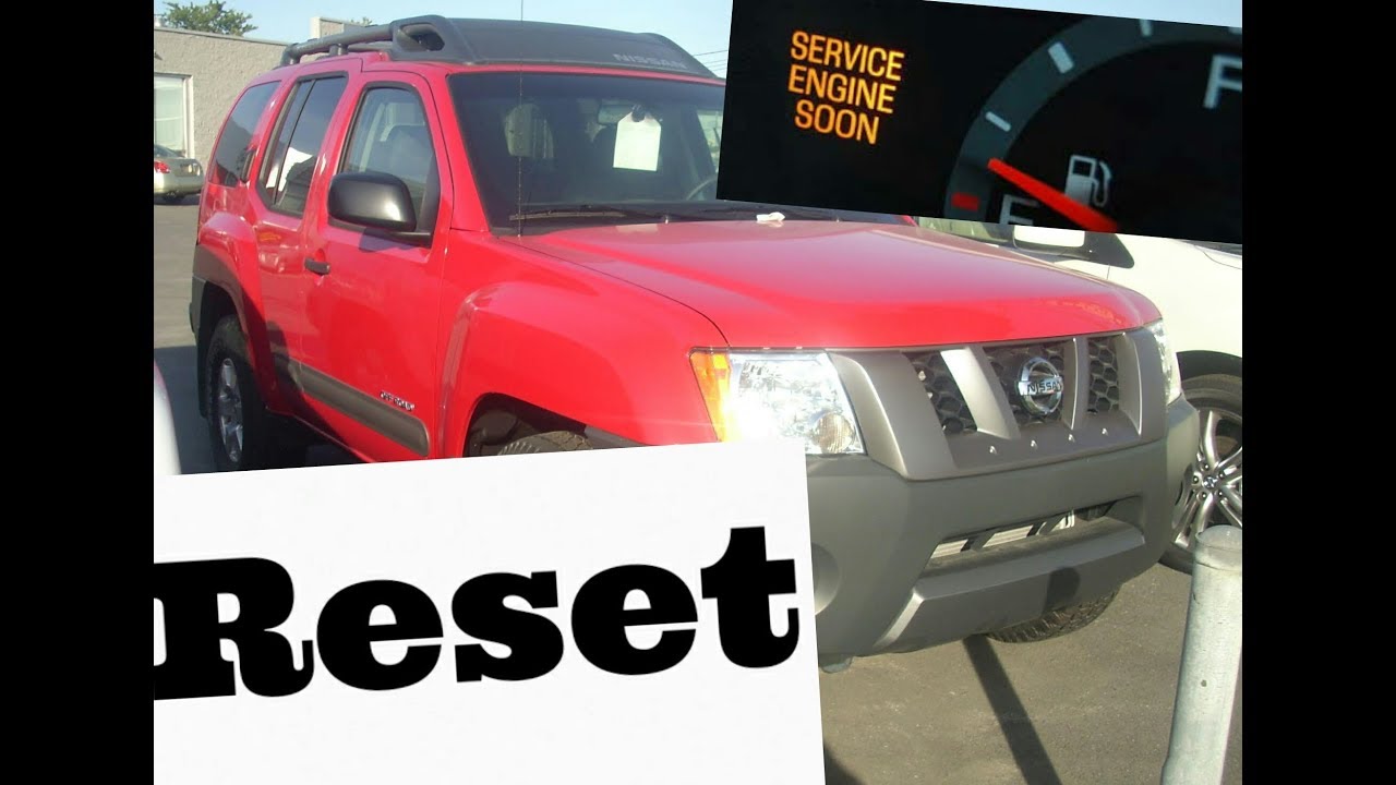 How to reset Service Engine soon Light on a 2006 Nissan Xterra
