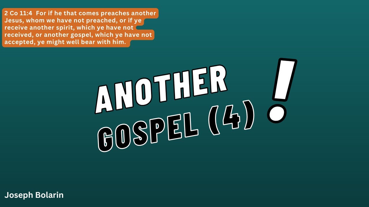 𝐀𝐧𝐨𝐭𝐡𝐞𝐫 𝐆𝐨𝐬𝐩𝐞𝐥 (𝟒)