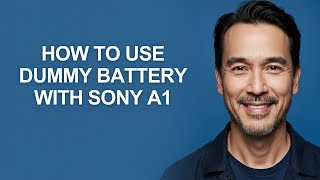 How to Use Dummy Battery with Sony A1 - KevinHowTo