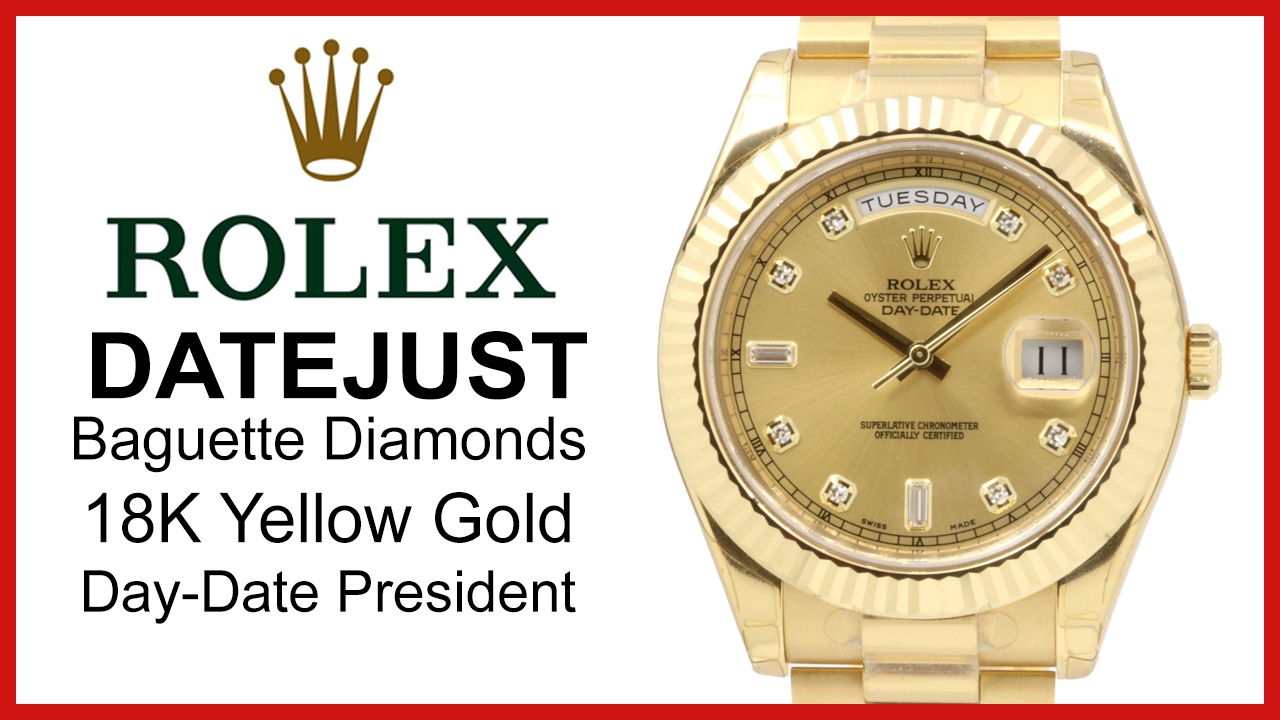 rolex day date ii gold