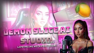 LemonSlice Ai Studio LipSyncing Tutorial - 🍋 FREE STARTER CREDITS ON SIGN UP! 🍋