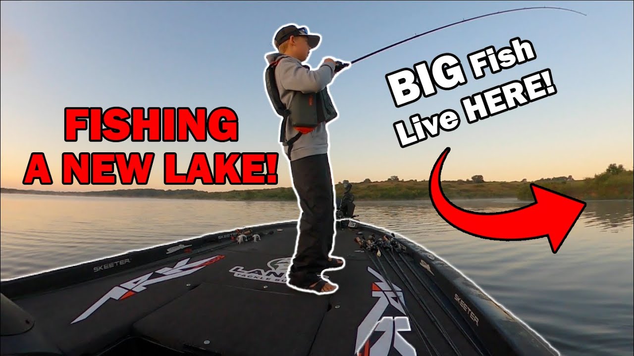 Summer Bass Fishing A BRAND NEW Lake! We Found BIG ONES!