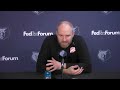 Taylor Jenkins Press Conference | Grizzlies vs. Pistons