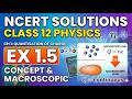 Exercise 1.5 Solution - Class 12th NCERT Physics Chapter 1 - Electric Charges and Fields (C.B.S.E)