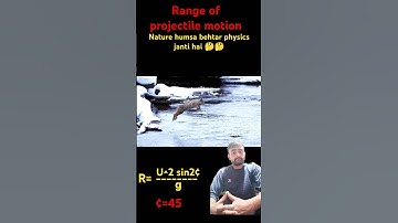 physics in nature #projectilemotion #physics #11th #education