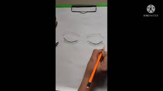 How To Draw Closed Eyes Step By Step . By Soumya