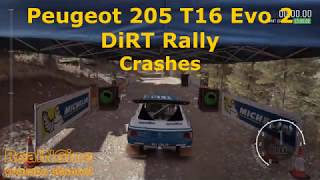 Crashes - Peugeot 205 T16 Evo 2 - Dirt Rally PS4