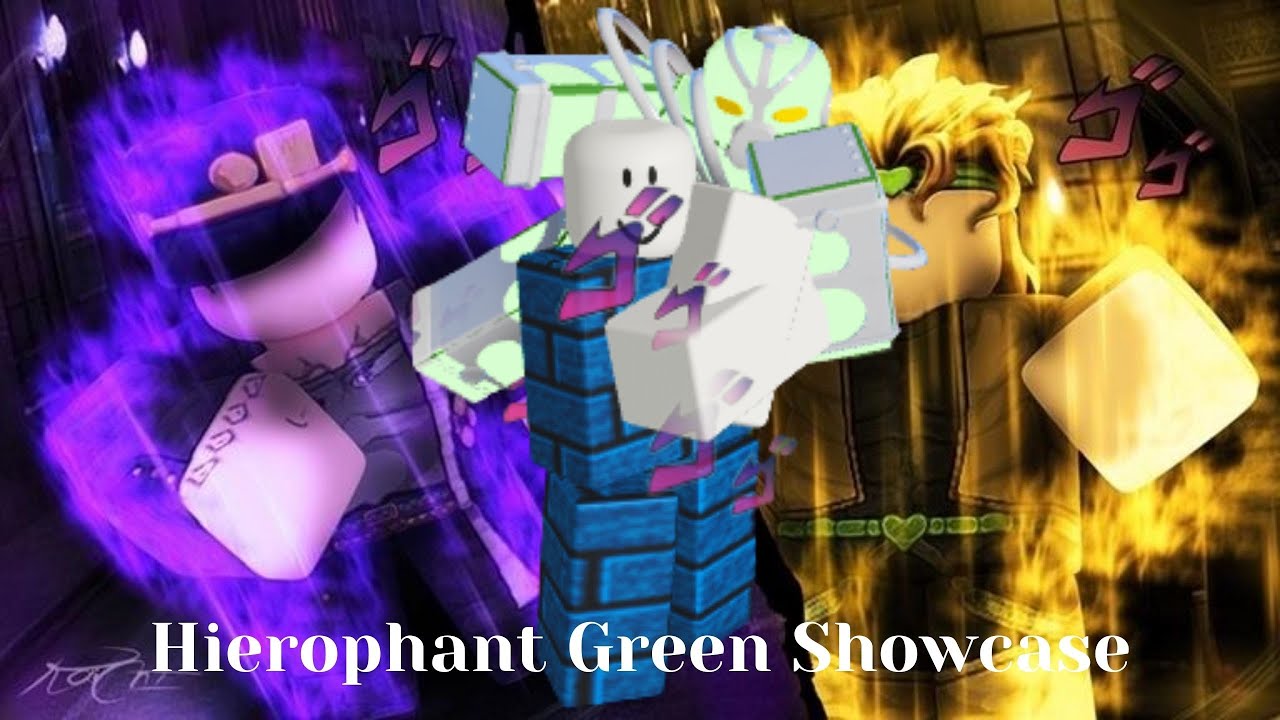 Hierophant Green Showcase Roblox A Universal Time YouTube