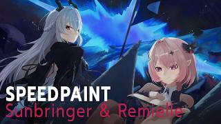 【SPEEDPAINT】Lady Sunbringer & Remielle | ZZZ