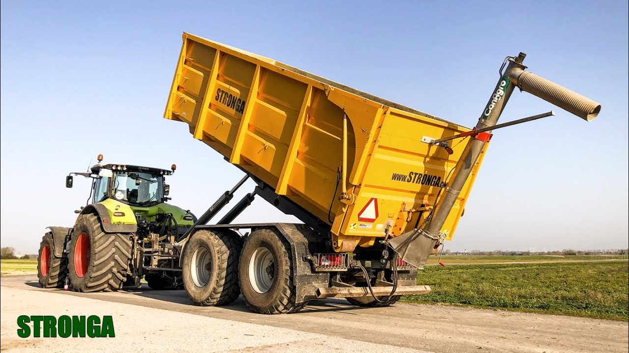Stronga Grain Trailers in Germany, Working with John Deere & Claas