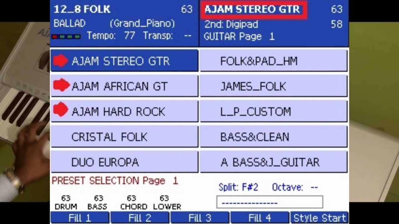 AUDYA AJAMSONIC : New Guitar Mode & Choir Voices