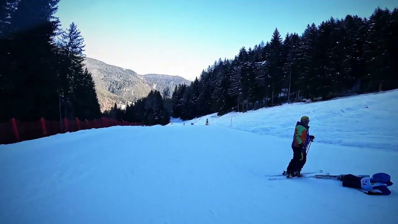 Monte agudo pista "tomba" scendere su Auronzo