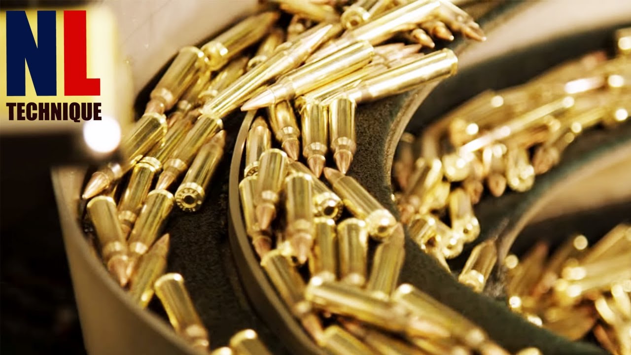 Modern Ammunition Manufacturing Process - Inside Bullets Factory